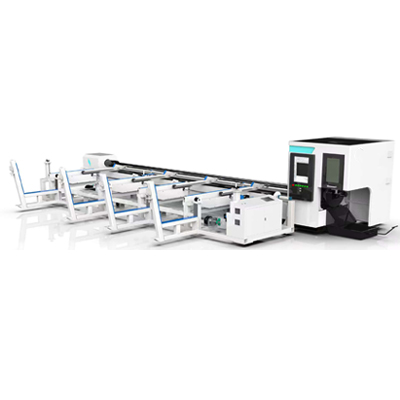 Automatic loading and unloading pipe cutting machine